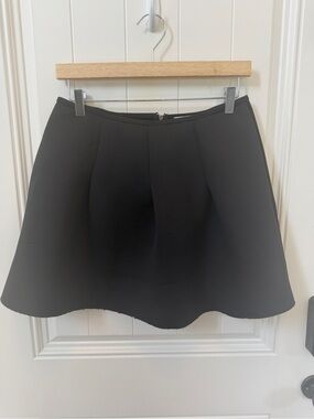 Monteau Black A-Line Skater Skirt
